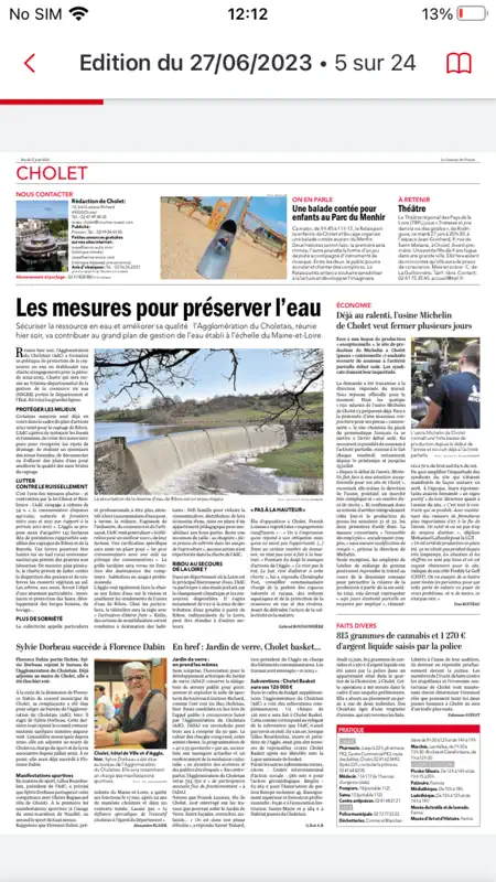 Le Courrier de l'Ouest Journal screenshot 2 of 6