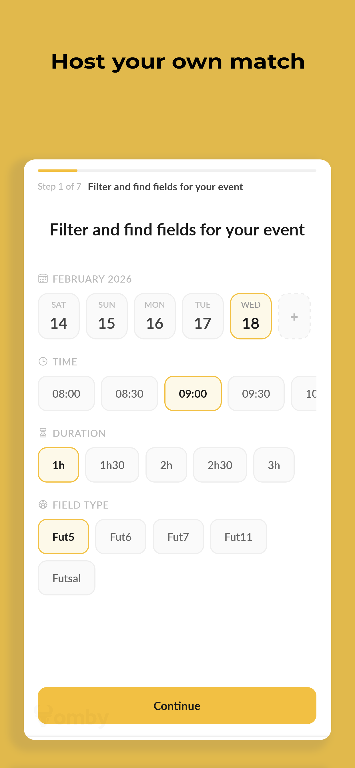 Omby – Play football nearby