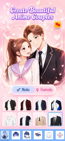Captura de pantalla de Anime OC: Avatar Maker en iPhone 5