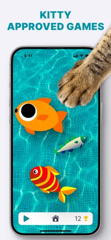 Games for Cats: Cat Fishing + iPhone screenshot