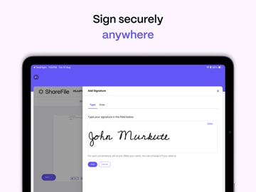 App screenshot