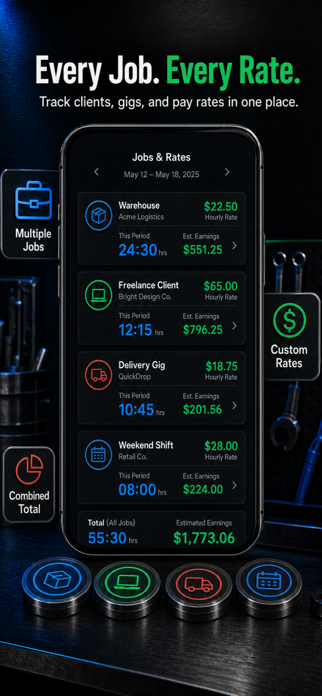 Work Hours Tracker: Pay Log Screenshot 5 of 6