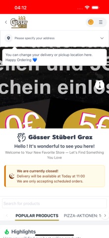 Gösser Stüberl iPhone screenshot