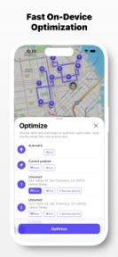 Route creator screenshot