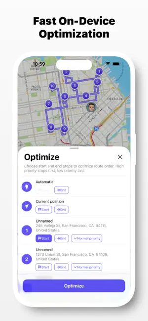 Veema – Route Planner screenshot 3
