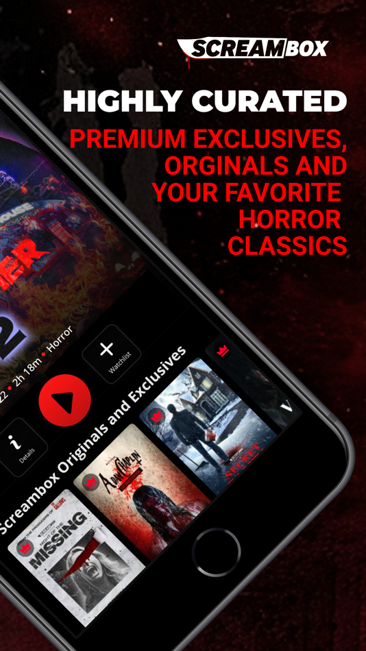 #2. Screambox (iOS) 由: Cinedigm
