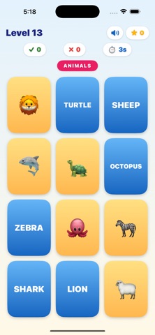 CJ's Word Match: Learn to Read screenshot