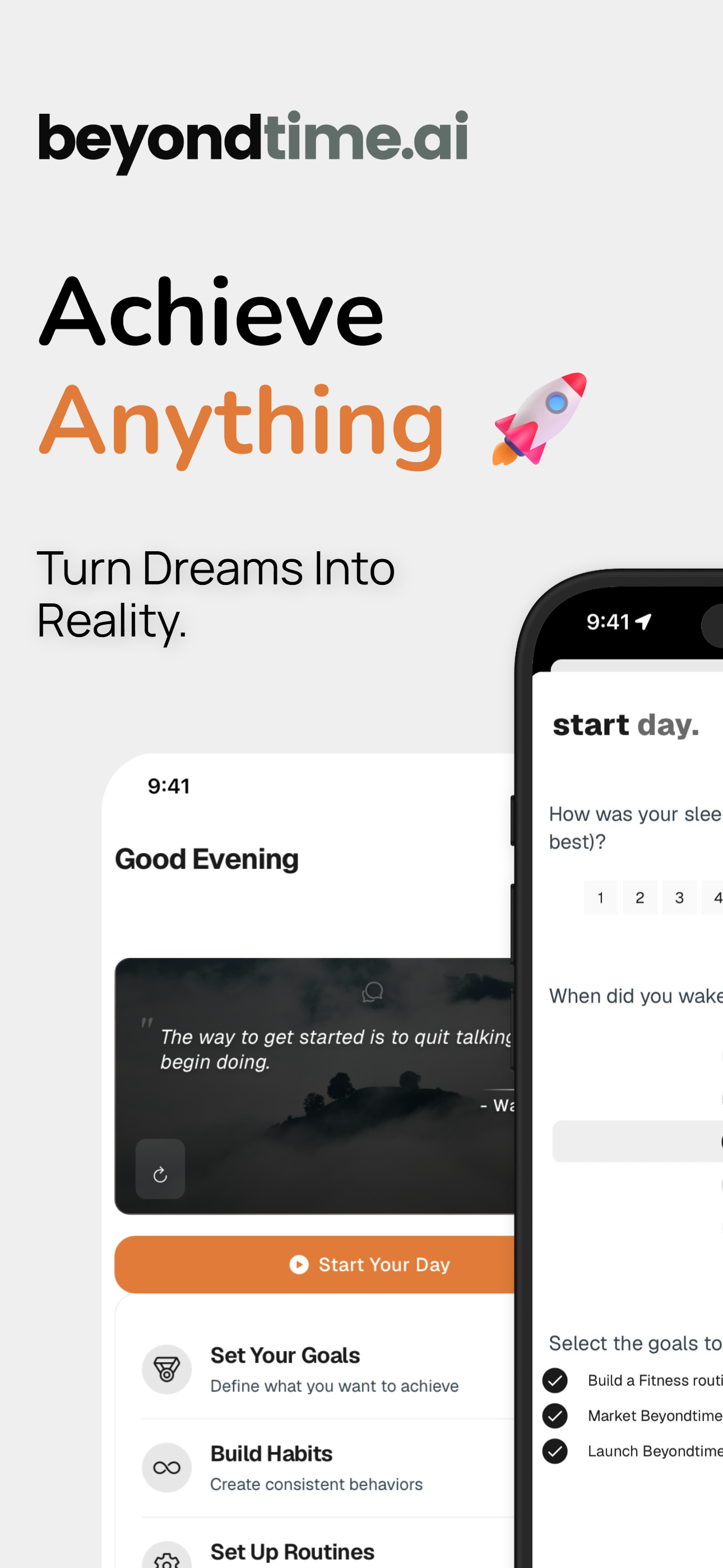 BeyondTime: Achieve Anything