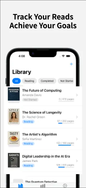 Read Progre ss: Book Journal iPhone screenshot 1
