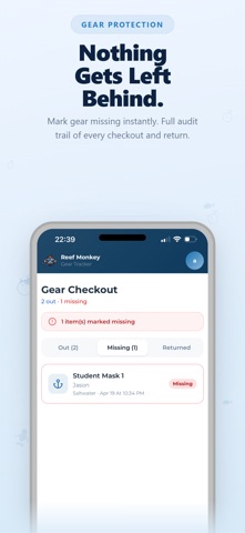 Reef Monkey Gear Tracker Screenshot 7 of 7
