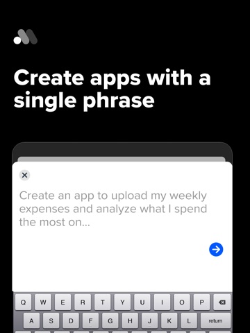 Miniceo: AI App Builder iPad screenshot