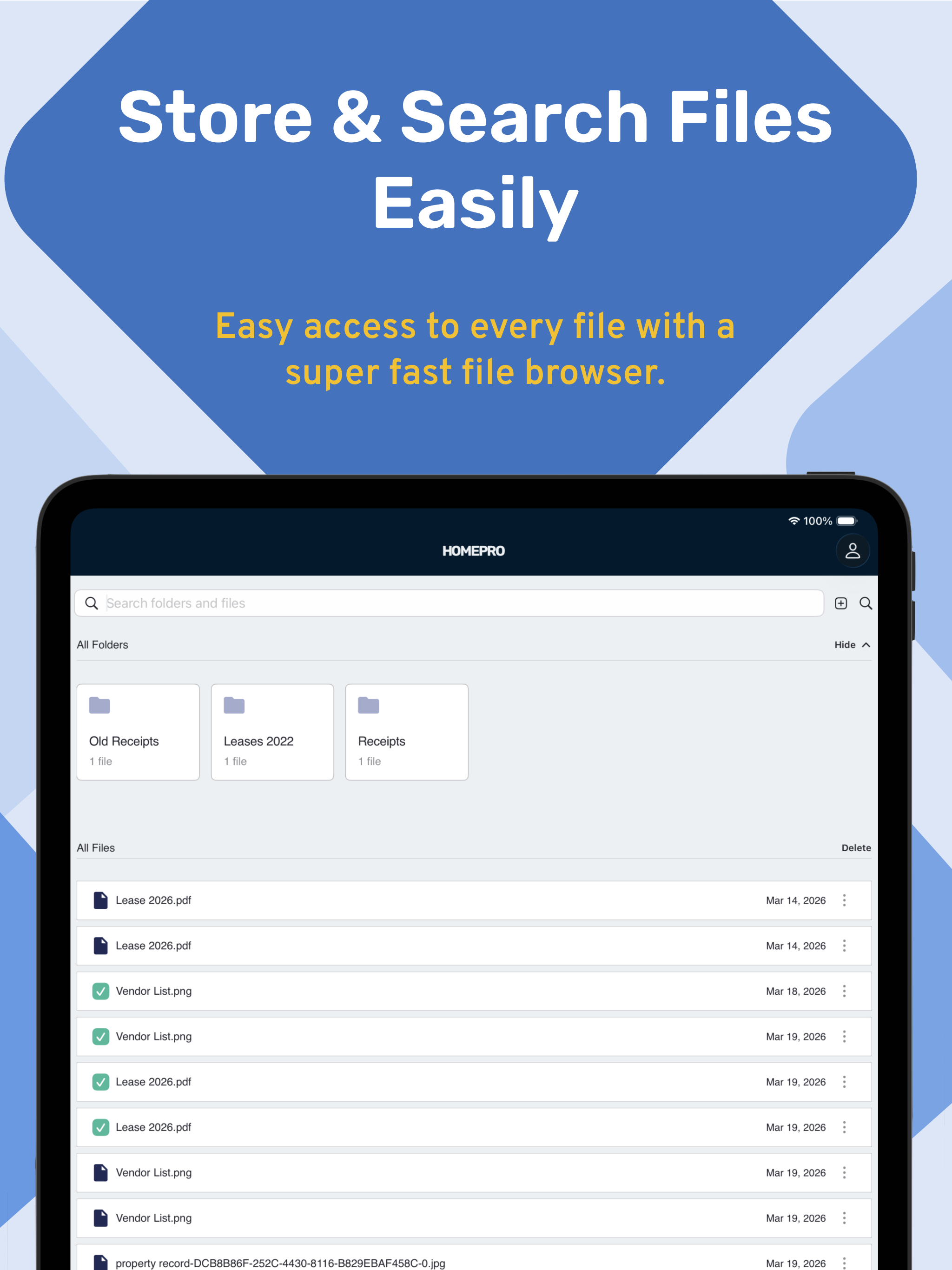 HOMEPRO Property Management screenshot 14