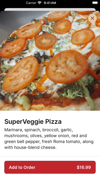 Wheeler Pizza iPhone screenshot 3 - Food & Drink app