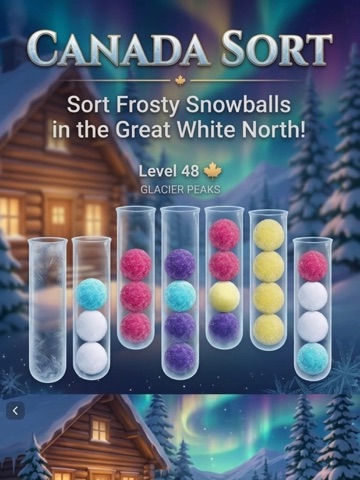 Canada Sort: Maple Puzzle iPad screenshot