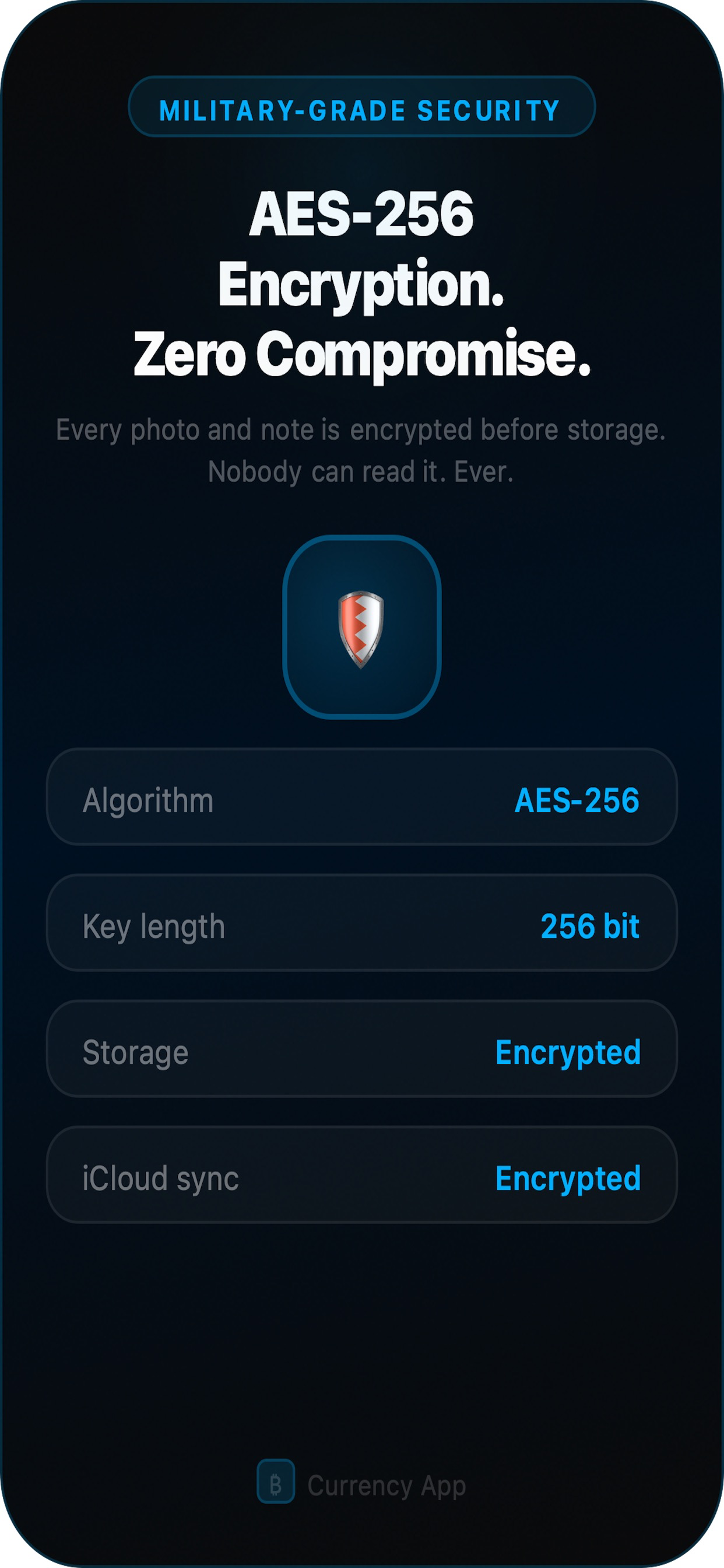 Currency App – Private Vault screenshot 3