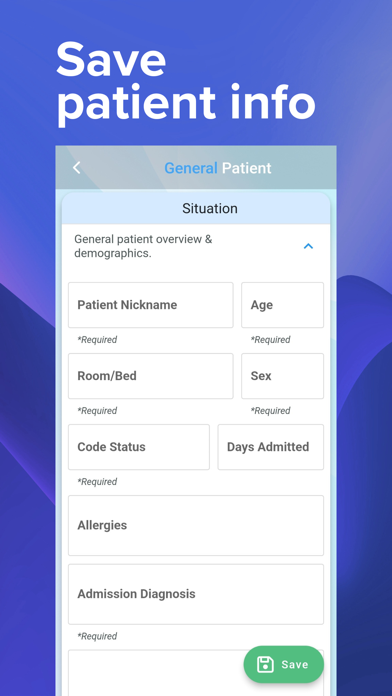 Screenshot #2 pour NurseBrain Fiche de Rapport