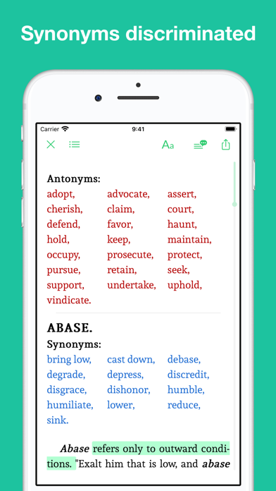 Synonym Antonym Audiobook Screenshot