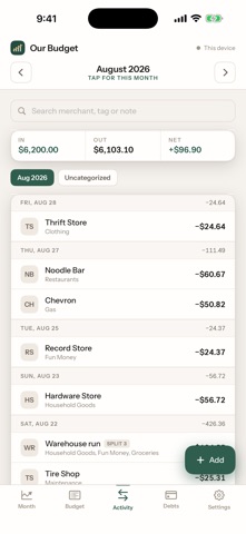 Tally: Personal Budget screenshot 4