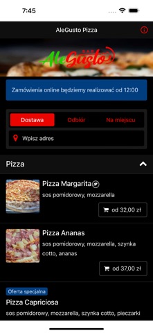 AleGusto Pizza screenshot
