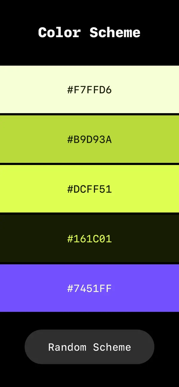 Screenshot #3 pour Palette Colors