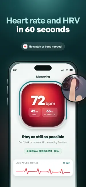 PulseCheck: Heart Rate Monitor screenshot 1