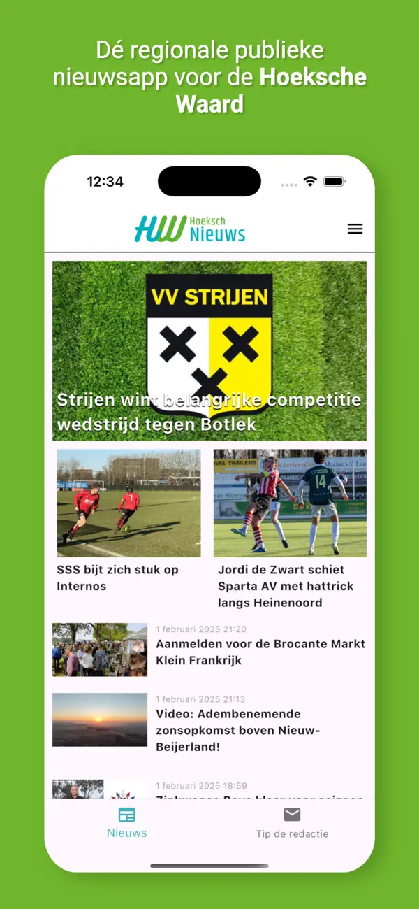 Screenshot #1 pour Hoeksch Nieuws