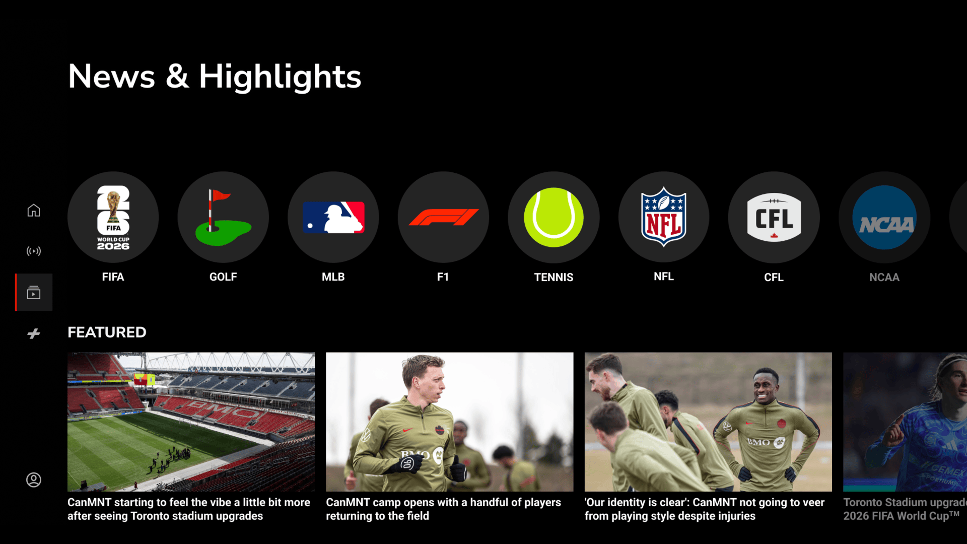 TSN: Live Sports, News, Scores