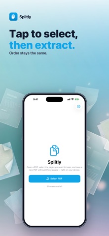 Splitly: Split PDF iPhone screenshot
