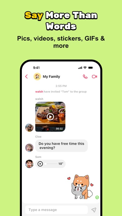JusTalk Family Messenger screenshot