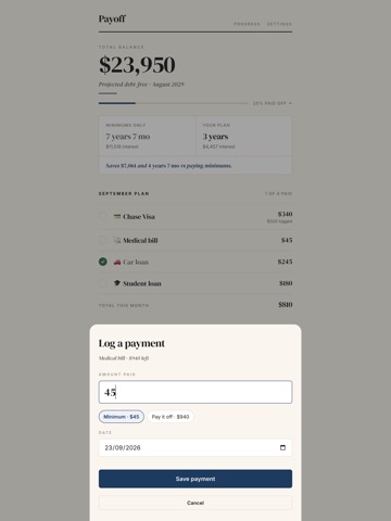 App screenshot