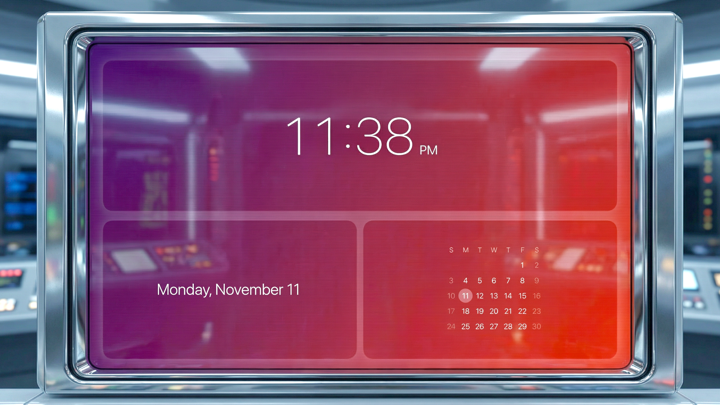 Screenshot #1 pour Nahar Clock & Calendar
