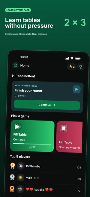 Times Tables – Learn & Play screenshot 1