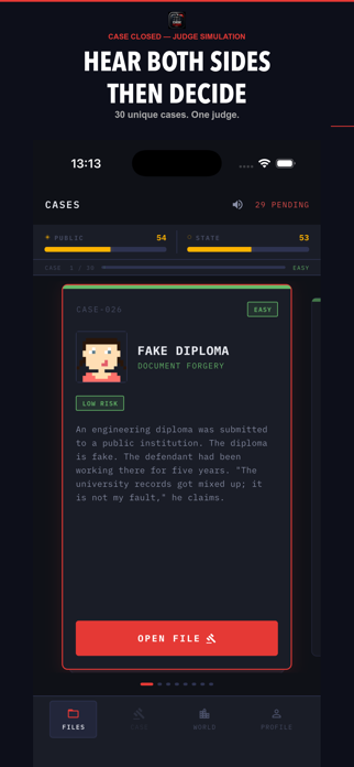 Case Closed: The Bench Screenshot 1 of 6