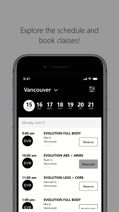 Evolution Fitness Studio Screenshot