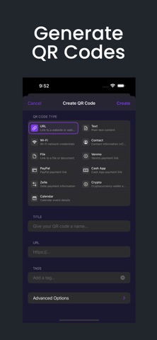QR Snap Vault screenshot