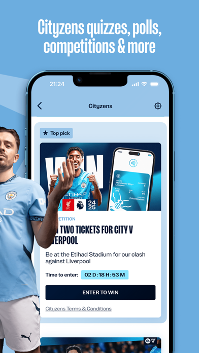 Manchester City Official App Screenshot