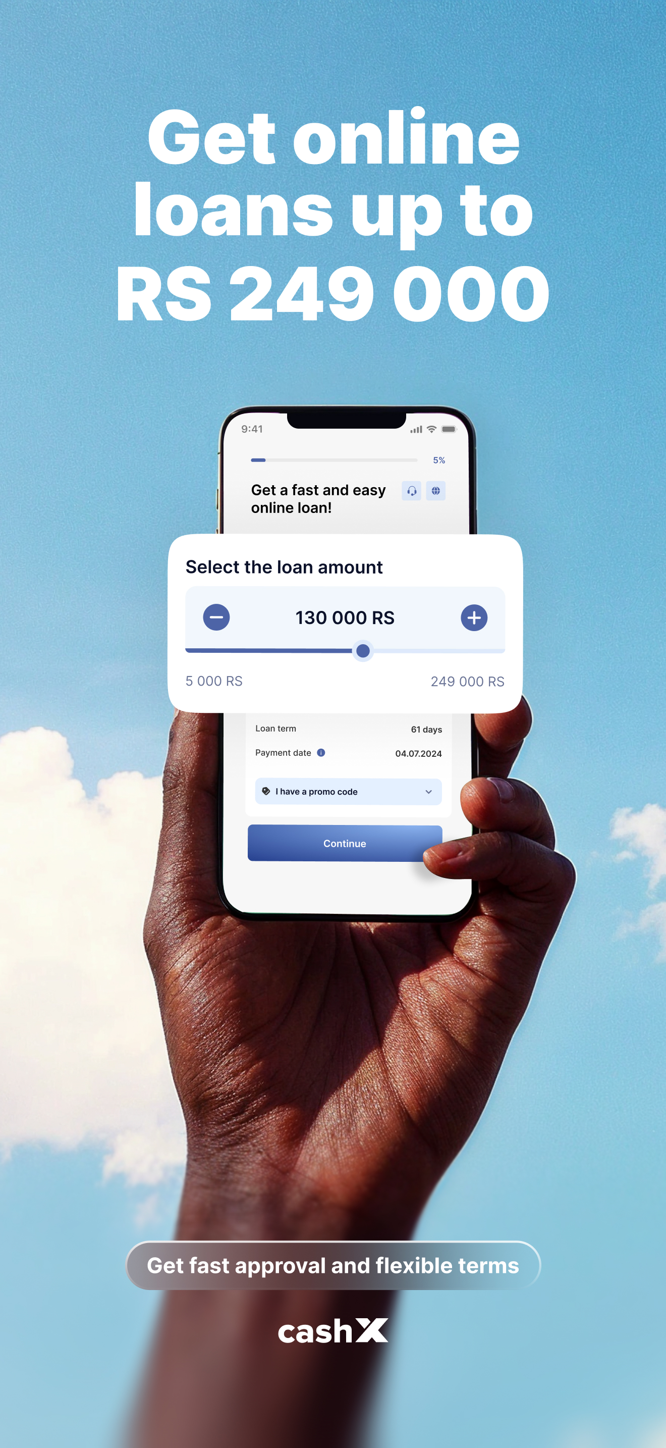 CashX - online loan app