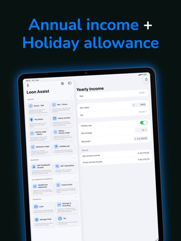 Loon Assist - Dutch Salary iPad screenshot