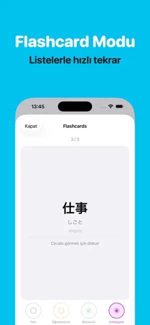 Nihongo: Japonca Öğren & JLPT screenshot 3