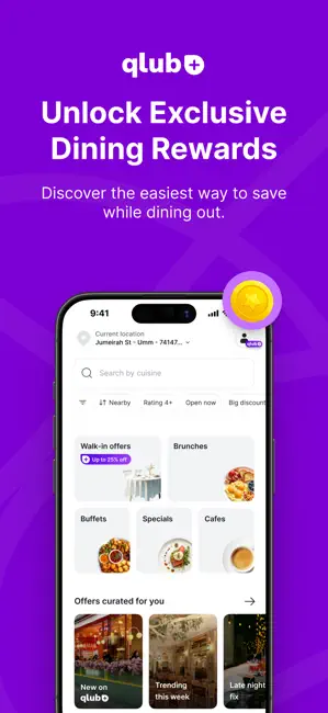qlub Plus iPhone screenshot 1