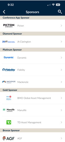 Events by iA Private Wealth iPhone screenshot