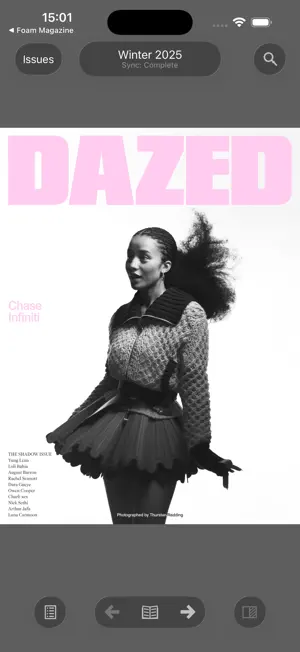 Dazed Magazine screenshot 1