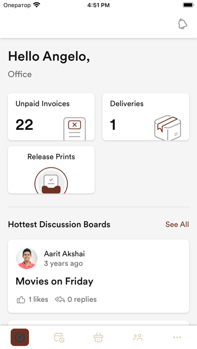 Company Work Screenshot