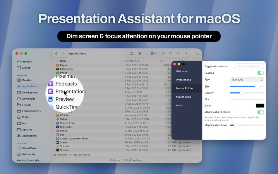 #2. Presentation Assistant (macOS) Ved: FIPLAB Ltd