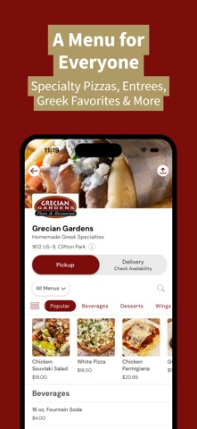 Grecian Gardens Restaurant iPhone screenshot