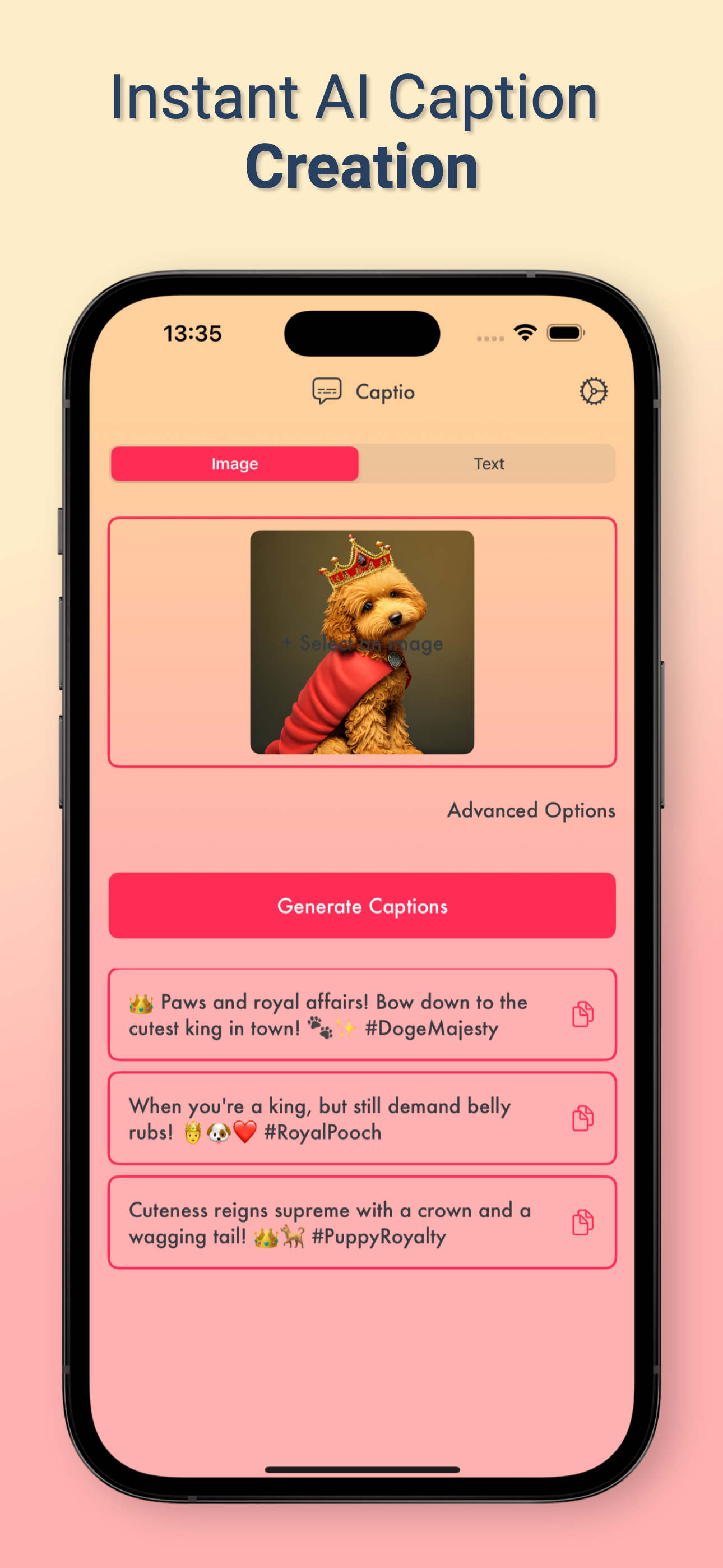 Captio - Caption Generator AI