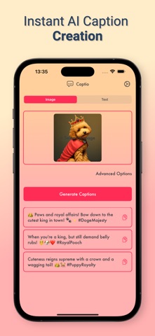 Captio - Caption Generator AI Screenshot 1 of 3