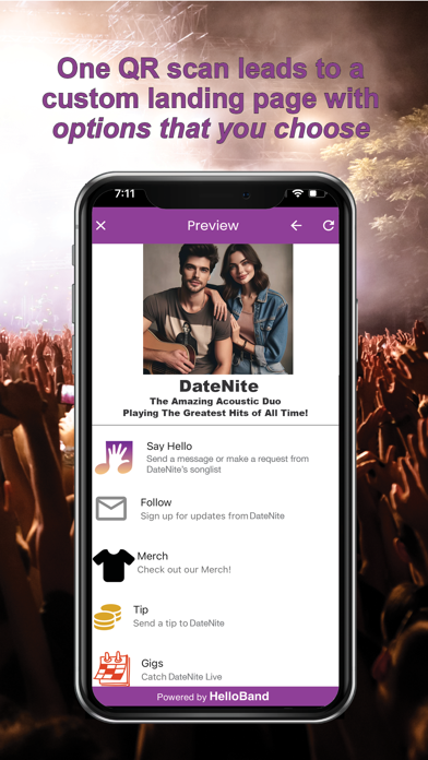 HelloBand iPhone screenshot 7 - Music app