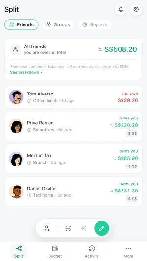 MoneyRabbit: Split & Budget screenshot 1