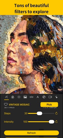 SDFX - Paint & Cartoon Filters iPhone screenshot
